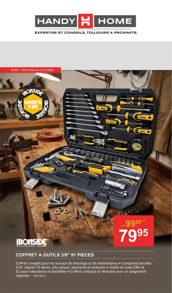 Catalogue HandyHome à Aartselaar | folder HandyHome Brico Rulot NL | 2026-05-30T00:00:00.000Z - 2026-06-21T00:00:00.000Z