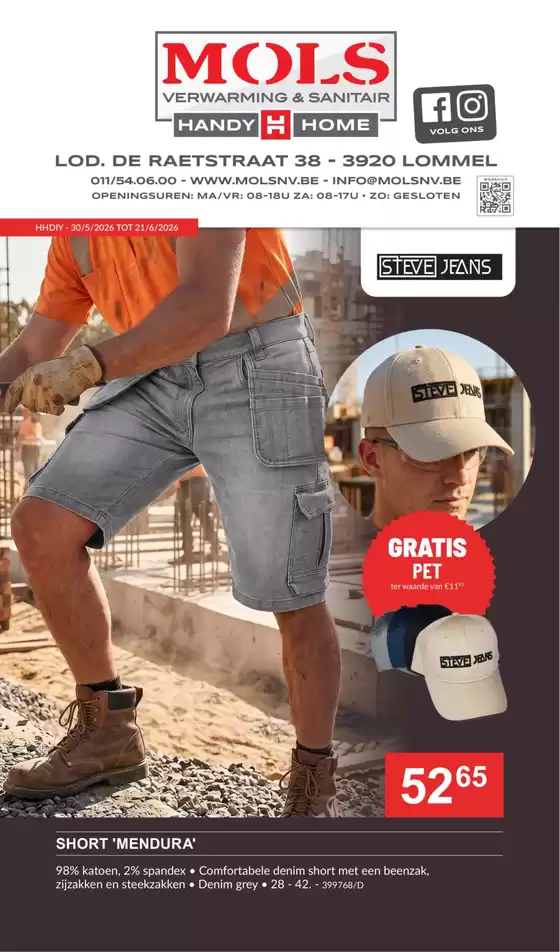Catalogue HandyHome à Aartselaar | folder HandyHome Mols NL | 2026-05-30T00:00:00.000Z - 2026-06-21T00:00:00.000Z