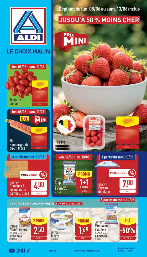 Catalogue Aldi à Quaregnon | Découvrez des offres attractives | 2026-06-08T00:00:00.000Z - 2026-06-18T00:00:00.000Z