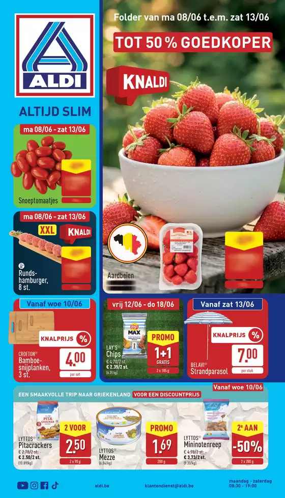 Catalogue Aldi à Quaregnon | Super offre pour tous les clients | 2026-06-08T00:00:00.000Z - 2026-06-18T00:00:00.000Z