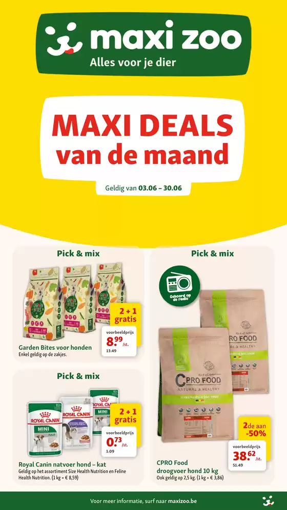 Catalogue Maxi Zoo | Maxi Zoo - NL | 2026-06-03T00:00:00.000Z - 2026-06-30T00:00:00.000Z