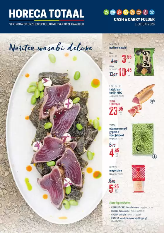 Catalogue Horeca totaal à Liège | Oferta | 2026-06-08T00:00:00.000Z - 2026-06-30T00:00:00.000Z