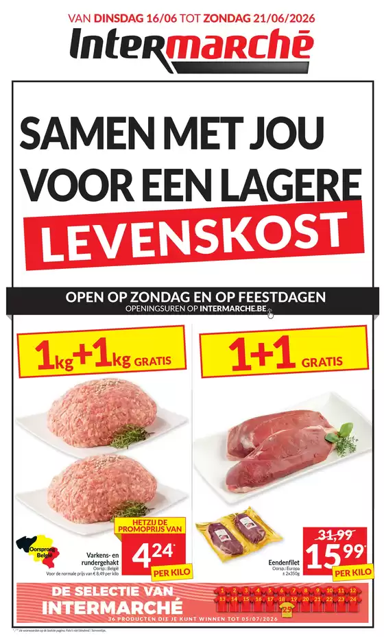 Catalogue Intermarché à Bruxelles | Ontdek de folder van 16 06 26 - NL | 2026-06-16T00:00:00.000Z - 2026-06-21T00:00:00.000Z