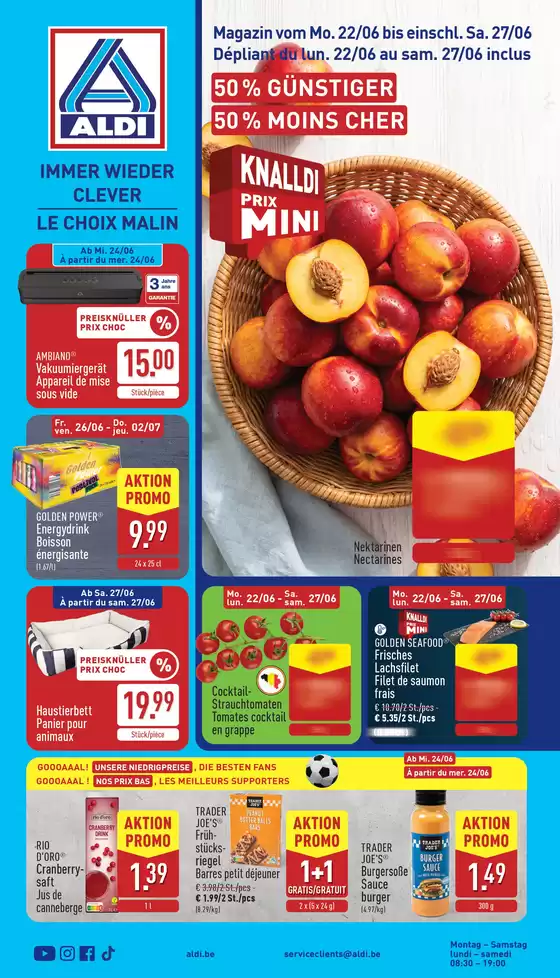 Catalogue Aldi | Meilleures offres et réductions | 2026-06-22T00:00:00.000Z - 2026-07-02T00:00:00.000Z
