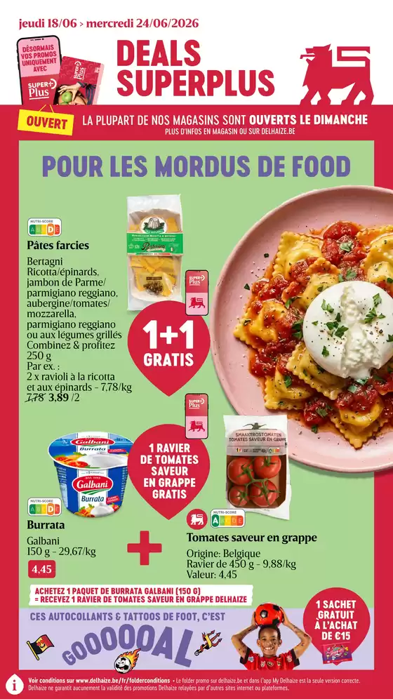 Catalogue AD Delhaize | Offres pour les chasseurs de bonnes affaires | 2026-06-18T00:00:00.000Z - 2026-06-24T00:00:00.000Z