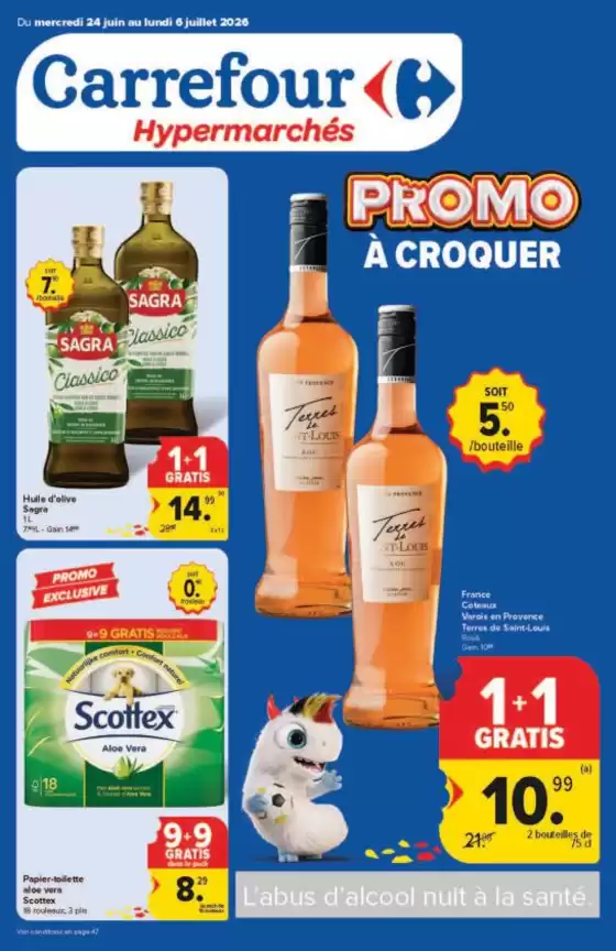 Carrefour folder in Alost | Hypermarchés Promotions de la semaine | 2026-06-24T00:00:00.000Z - 2026-07-06T00:00:00.000Z