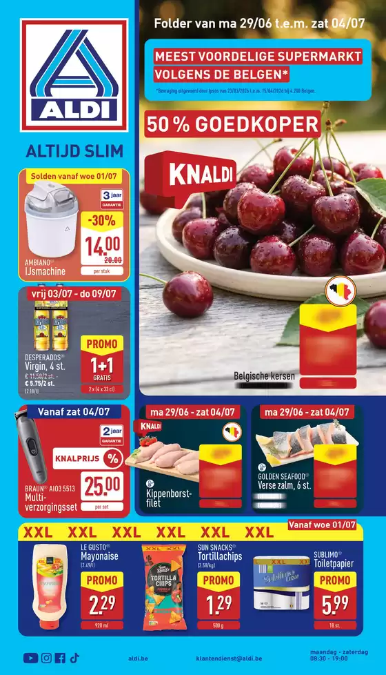 Catalogue Aldi à Ittre | Promotions spéciales en cours | 2026-06-29T00:00:00.000Z - 2026-07-04T00:00:00.000Z