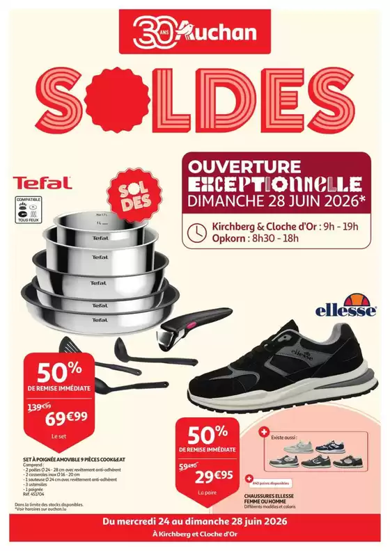 Catalogue Auchan à Tienen | folder Auchan | 2026-06-24T00:00:00.000Z - 2026-06-28T00:00:00.000Z