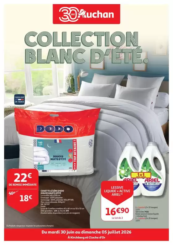 Catalogue Auchan à Lier | Bons plans exclusifs | 2026-06-30T00:00:00.000Z - 2026-07-05T00:00:00.000Z