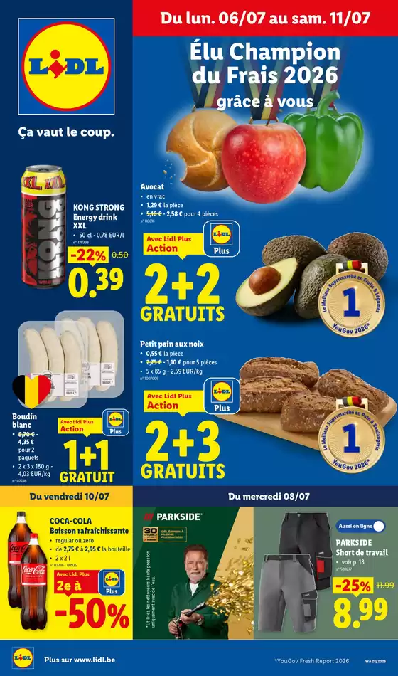 Lidl folder in Vorselaar | 0607 - 1107 | 2026-07-06T00:00:00.000Z - 2026-07-11T00:00:00.000Z