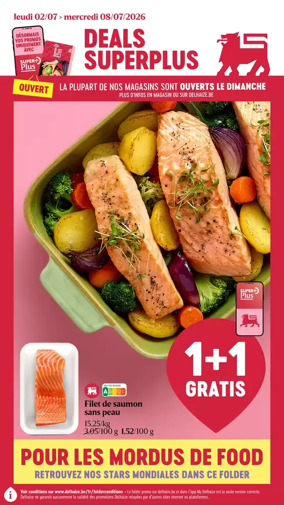 Delhaize folder | Meilleures offres et réductions | 2026-07-02T00:00:00.000Z - 2026-07-08T00:00:00.000Z