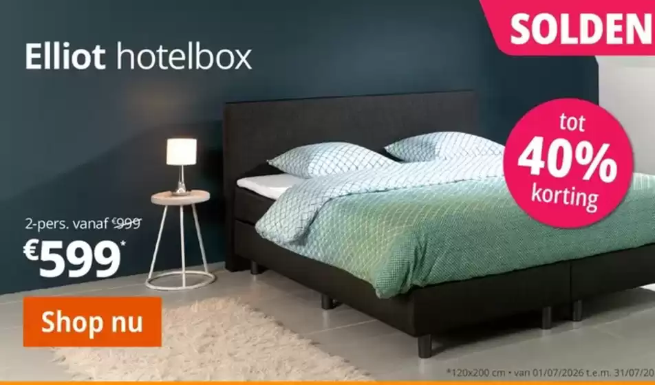 Catalogue Sleepworld à Diest | Oferta-NL | 2026-07-01T00:00:00.000Z - 2026-08-01T00:00:00.000Z