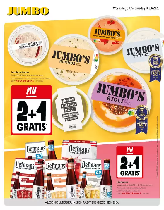 Jumbo folder in Wuustwezel | Super réductions sur des produits sélectionnés | 2026-07-08T00:00:00.000Z - 2026-07-14T00:00:00.000Z
