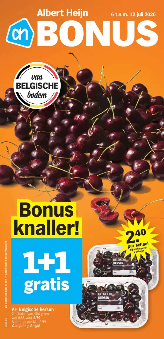 Catalogue Albert Heijn | Bonusfolders | 2026-07-06T00:00:00.000Z - 2026-07-12T00:00:00.000Z