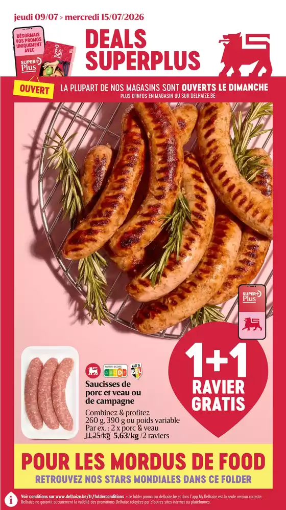 Delhaize folder | Offres exclusives pour nos clients | 2026-07-09T00:00:00.000Z - 2026-07-15T00:00:00.000Z