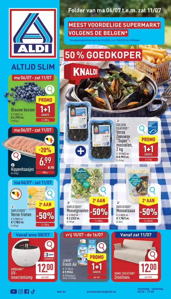 Aldi folder | Bons plans exclusifs | 2026-07-06T00:00:00.000Z - 2026-07-16T00:00:00.000Z