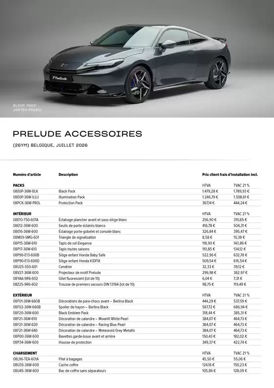 Catalogue Honda | Prelude | 2026-07-01T00:00:00.000Z - 2026-07-31T00:00:00.000Z