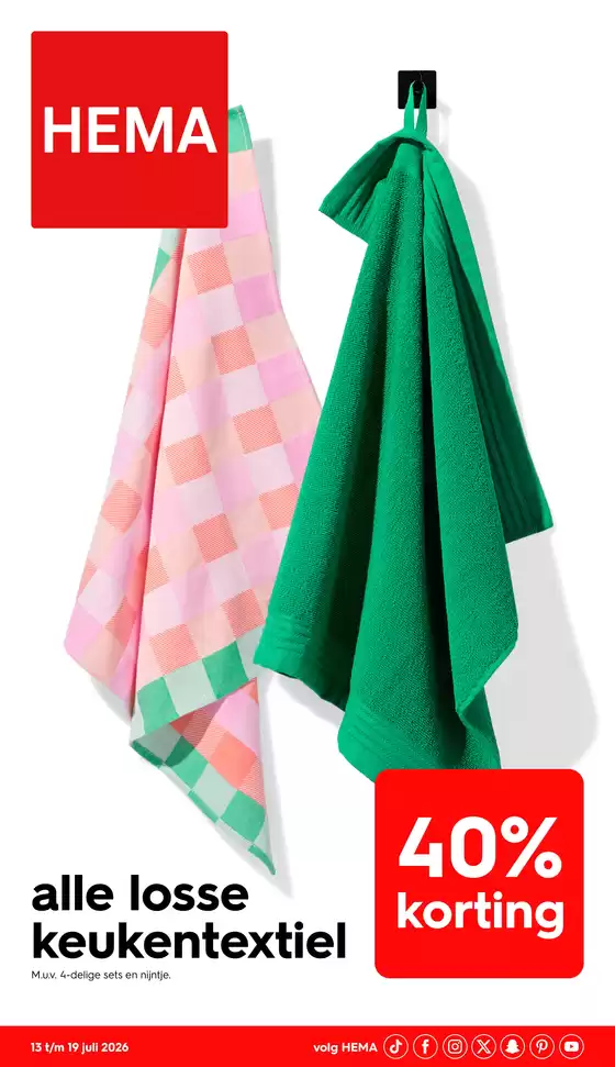 Catalogue Hema à Bruges | Meilleures offres pour tous les chasseurs de bonnes affaires | 2026-07-13T00:00:00.000Z - 2026-07-19T00:00:00.000Z