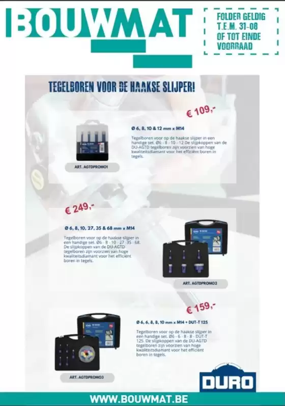 Catalogue Bouwmat à Bruxelles | Oferta | 2026-07-13T00:00:00.000Z - 2026-08-31T00:00:00.000Z