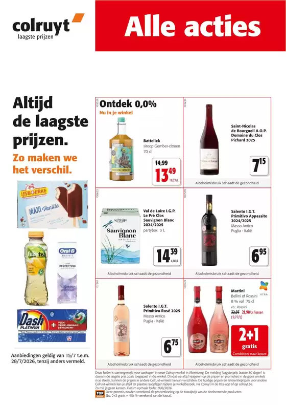 Colruyt folder | Bons plans exclusifs | 2026-07-15T00:00:00.000Z - 2026-07-28T00:00:00.000Z