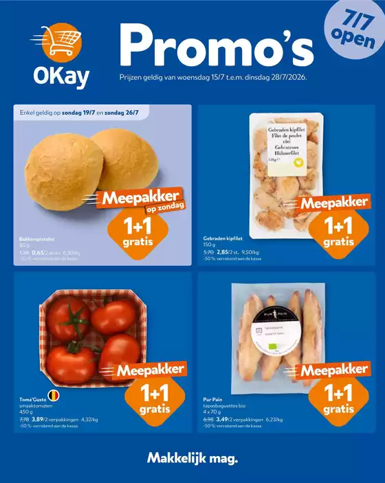 OKay Supermarkt folder | De folder van Okay - NL | 2026-07-15T00:00:00.000Z - 2026-07-28T00:00:00.000Z