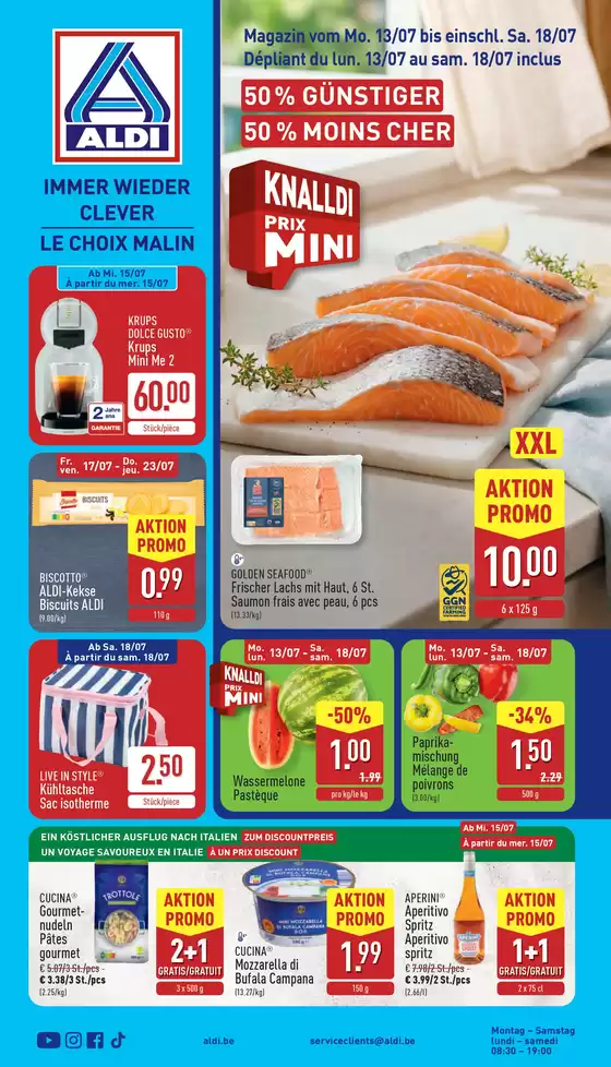 Aldi folder | Nos meilleures offres pour vous | 2026-07-13T00:00:00.000Z - 2026-07-18T00:00:00.000Z