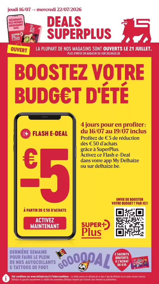 AD Delhaize folder | Bons plans exclusifs | 2026-07-16T00:00:00.000Z - 2026-07-22T00:00:00.000Z