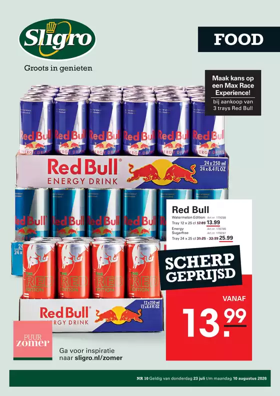 Sligro folder in Bocholt | Foodvers 10 2026 | 2026-07-23T00:00:00.000Z - 2026-08-10T00:00:00.000Z