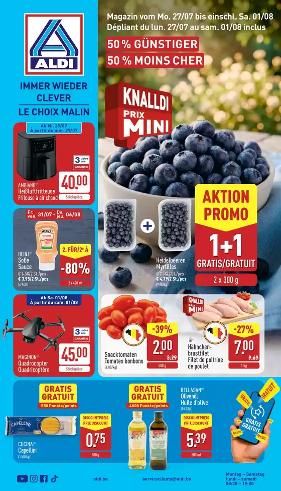 Aldi folder | Réductions et promotions | 2026-07-27T00:00:00.000Z - 2026-08-01T00:00:00.000Z