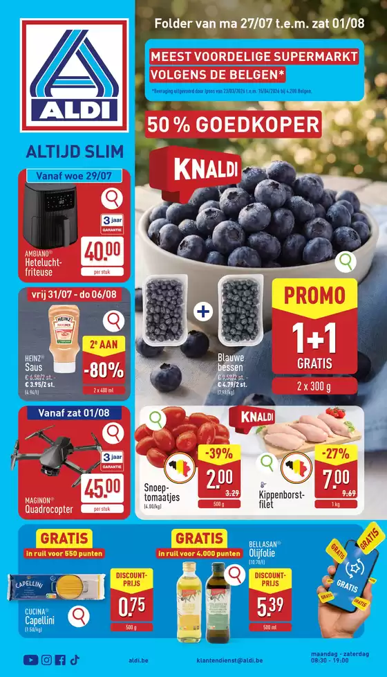 Catalogue Aldi à Comines-Warneton | Bonnes affaires et offres actuelles | 2026-07-27T00:00:00.000Z - 2026-08-01T00:00:00.000Z