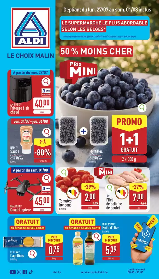 Catalogue Aldi à Comines-Warneton | Nouvelles offres à découvrir | 2026-07-27T00:00:00.000Z - 2026-08-01T00:00:00.000Z