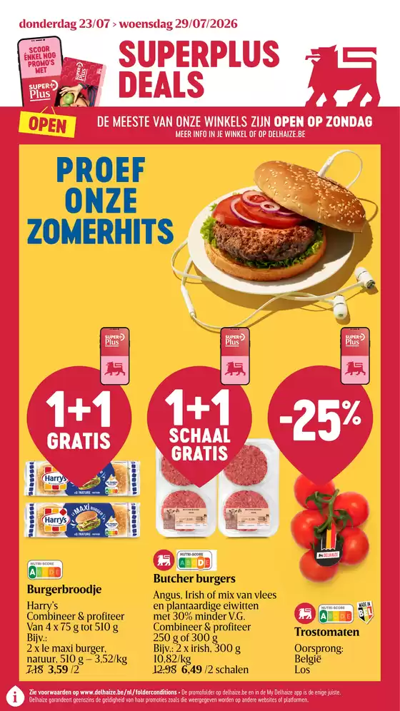 AD Delhaize folder in Damme | Offres spéciales attractives pour tout le monde | 2026-07-23T00:00:00.000Z - 2026-07-29T00:00:00.000Z
