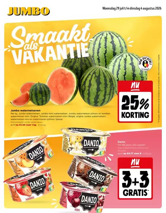 Catalogue Jumbo | Super réductions sur des produits sélectionnés | 2026-07-29T00:00:00.000Z - 2026-08-04T00:00:00.000Z