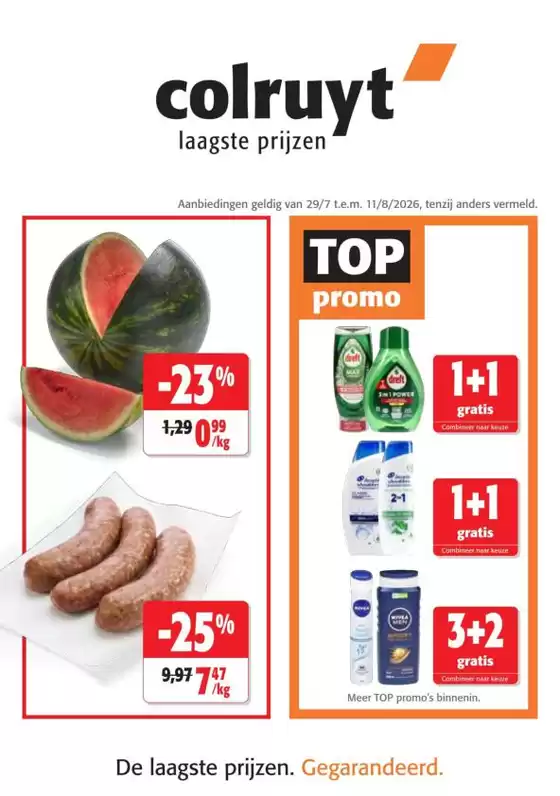 Catalogue Colruyt | Offres et promotions actuelles | 2026-07-29T00:00:00.000Z - 2026-08-11T00:00:00.000Z