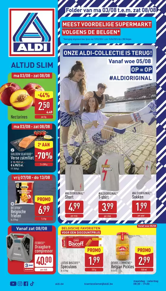 Aldi folder | Meilleures offres pour tous les chasseurs de bonnes affaires | 2026-08-03T00:00:00.000Z - 2026-08-13T00:00:00.000Z