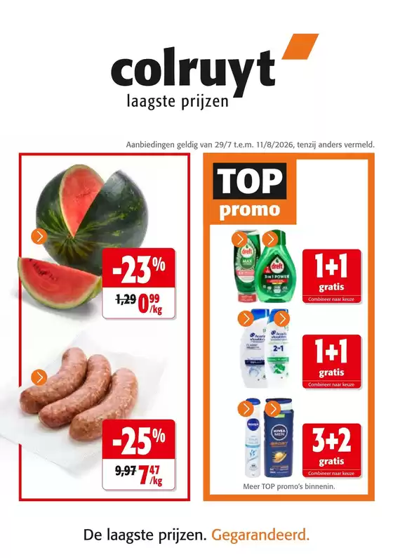 Catalogue Colruyt | folder Colruyt | 2026-07-29T00:00:00.000Z - 2026-08-11T00:00:00.000Z