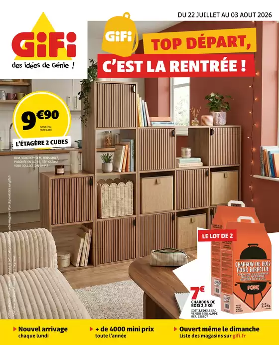 Catalogue GiFi à Roulers | Oferta | 2026-07-30T00:00:00.000Z - 2026-08-03T00:00:00.000Z