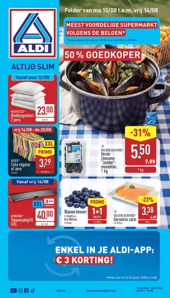 Aldi folder in Cerfontaine | Bonnes affaires et offres actuelles | 2026-08-10T00:00:00.000Z - 2026-08-20T00:00:00.000Z