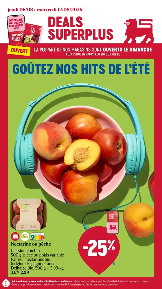 Delhaize folder | Bonnes affaires et offres actuelles | 2026-08-06T00:00:00.000Z - 2026-08-12T00:00:00.000Z