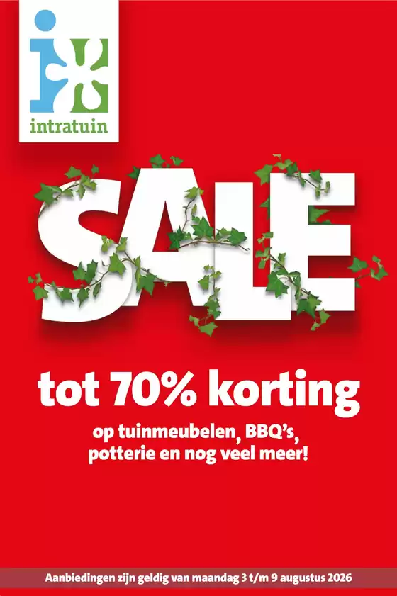 Catalogue Intratuin à Tongres | Nos meilleures offres pour vous | 2026-08-03T00:00:00.000Z - 2026-08-09T00:00:00.000Z