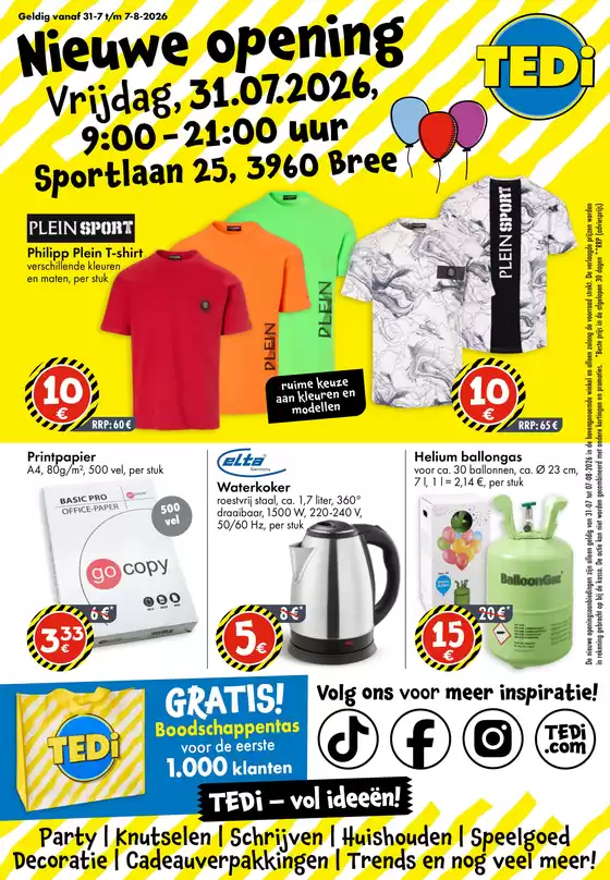 Catalogue TEDi | TEDi folder tot 10.08.2026 | 2026-08-04T00:00:00.000Z - 2026-08-10T00:00:00.000Z