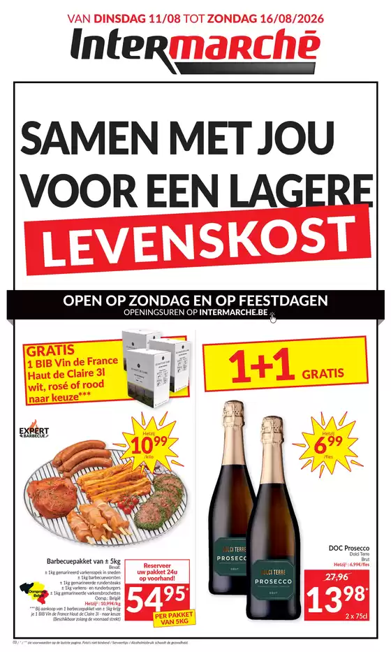 Intermarché folder | Ontdek de folder van 11 08 - NL | 2026-08-11T00:00:00.000Z - 2026-08-16T00:00:00.000Z
