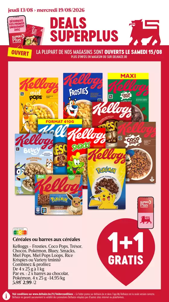 Delhaize folder | Promotions spéciales en cours | 2026-08-13T00:00:00.000Z - 2026-08-19T00:00:00.000Z