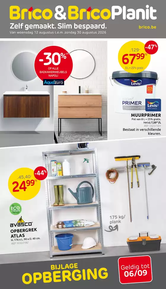Catalogue Brico | 01. Brico folder NL | 2026-08-12T00:00:00.000Z - 2026-08-30T00:00:00.000Z