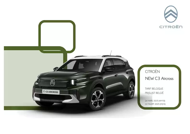 Tarif CC24 C3 Aircross AM10