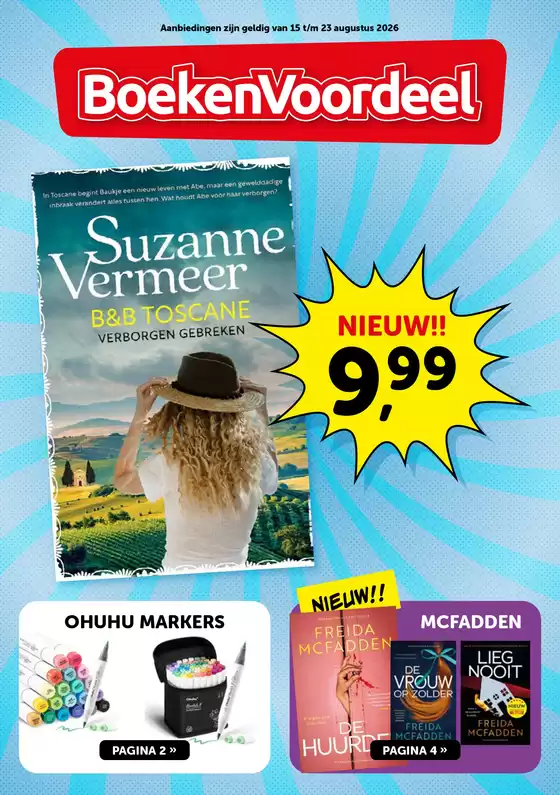 Catalogue Boekenvoordeel | Découvrez des offres attractives | 2026-08-15T00:00:00.000Z - 2026-08-23T00:00:00.000Z