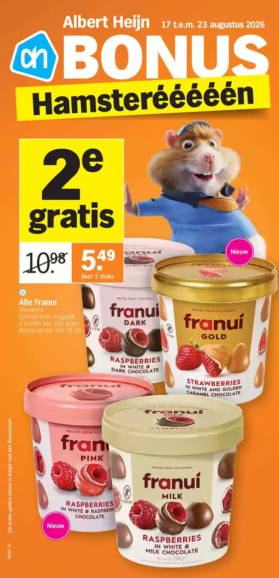 Catalogue Albert Heijn | Bonusfolders | 2026-08-17T00:00:00.000Z - 2026-08-23T00:00:00.000Z