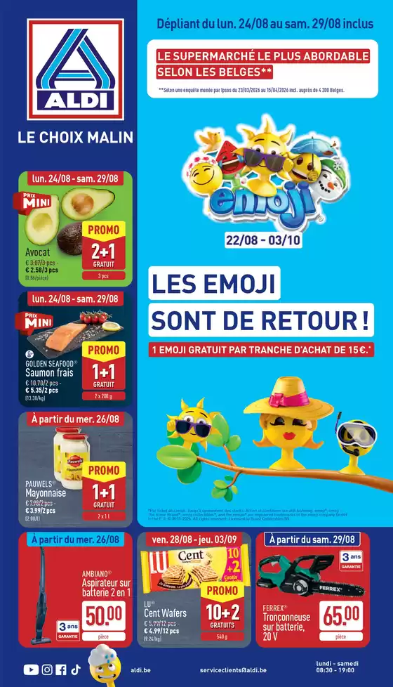 Catalogue Aldi | Super offre pour tous les clients | 2026-08-22T00:00:00.000Z - 2026-10-03T00:00:00.000Z