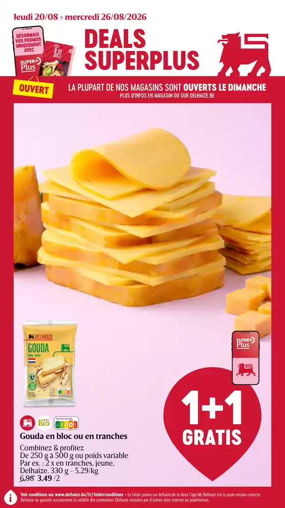 Delhaize folder | Meilleures offres pour tous les chasseurs de bonnes affaires | 2026-08-20T00:00:00.000Z - 2026-08-26T00:00:00.000Z