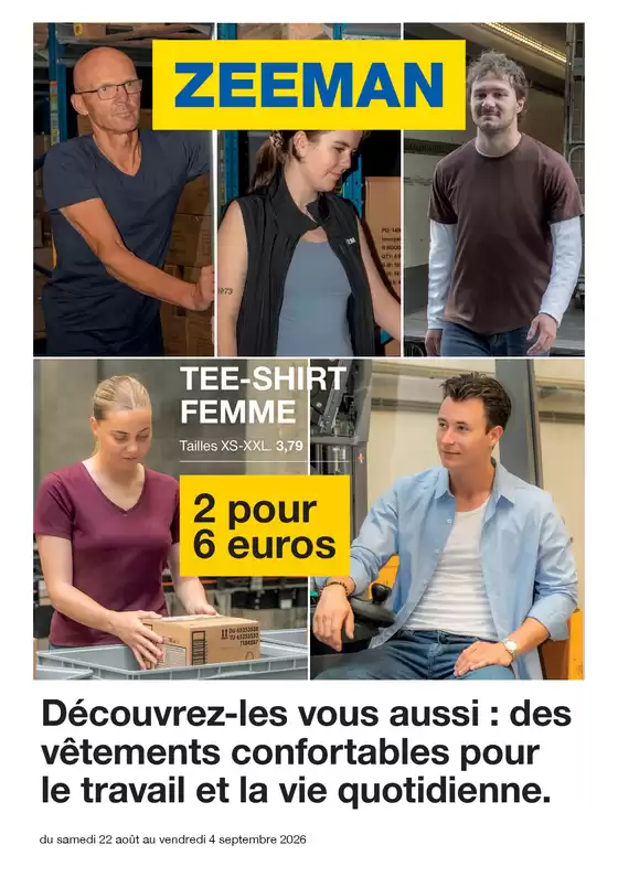 Zeeman folder | Zeeman Semaine 33-34 du samedi 8 août au vendredi 21 août 2026. | 2026-08-22T00:00:00.000Z - 2026-09-04T00:00:00.000Z